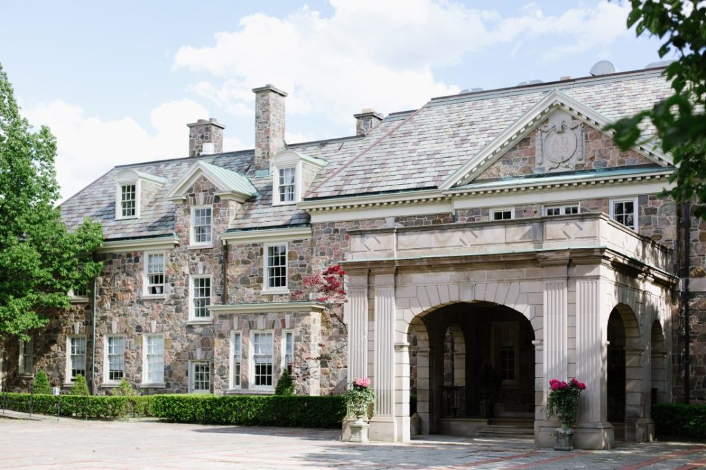 Outside entrance of Graydon hall manor 