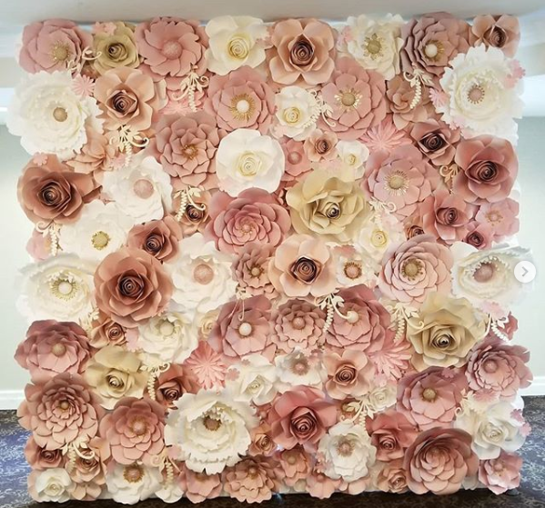 Toronto Flower wall Rental, perfect for wedding decor rentals