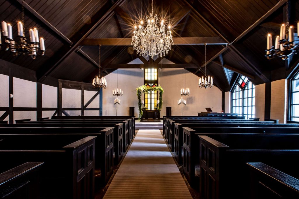 Wedding Chapel at the Old Mill Hotel in Toronto 