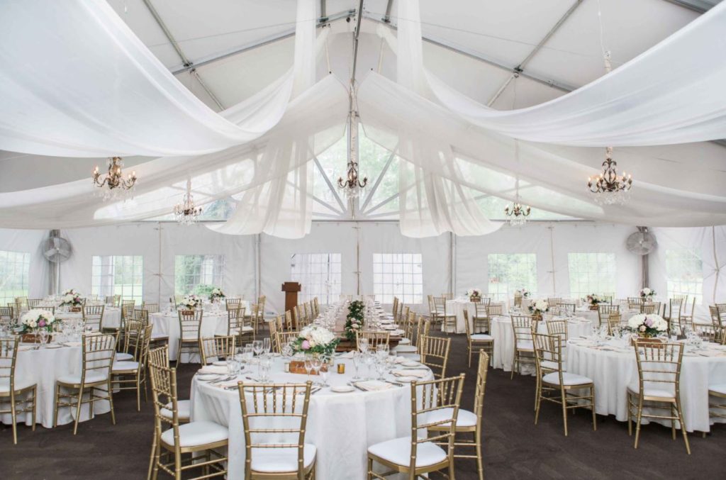 David Springer Estate Tent wedding 