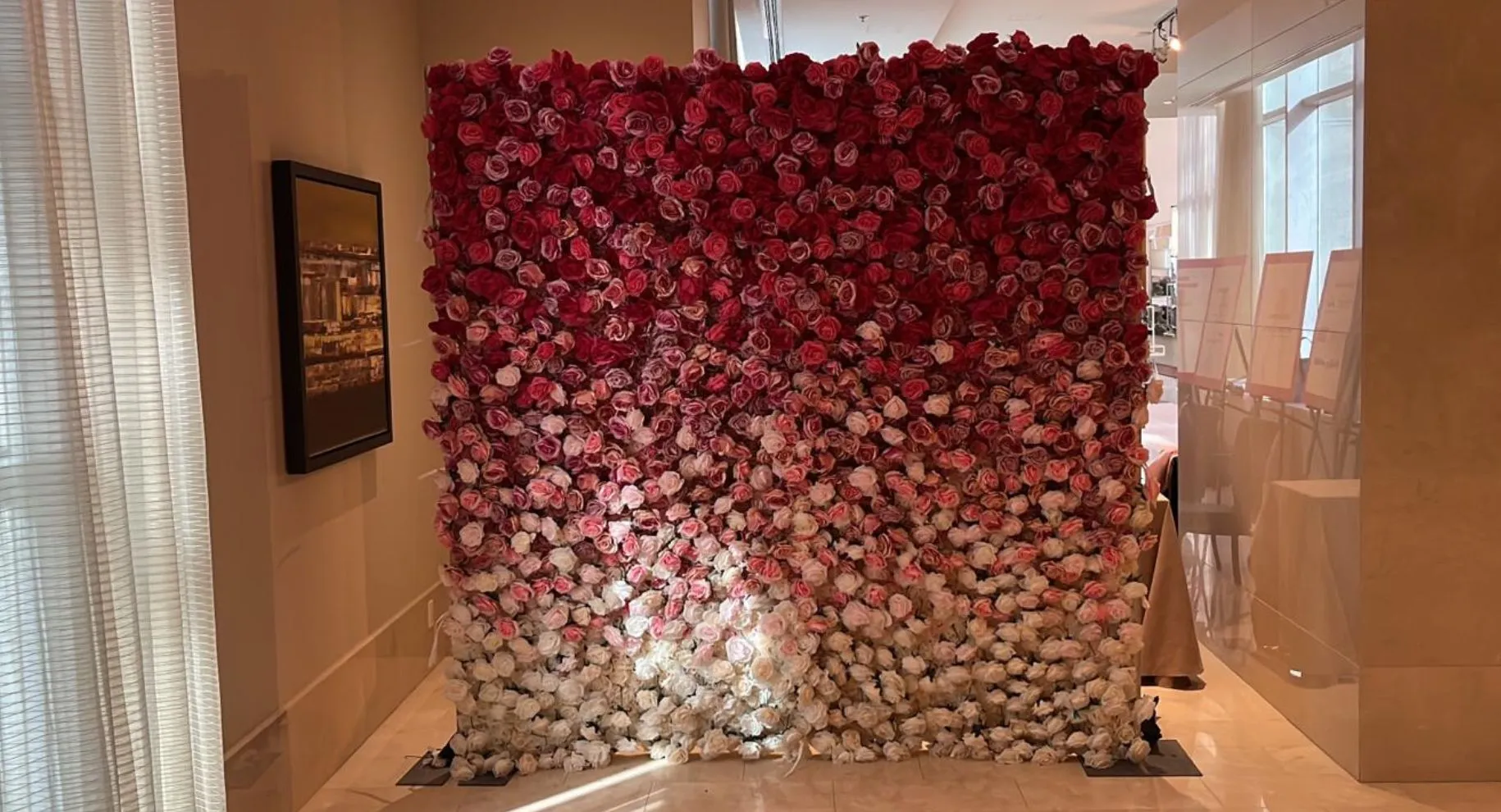 Clarenville Flower Wall Rental