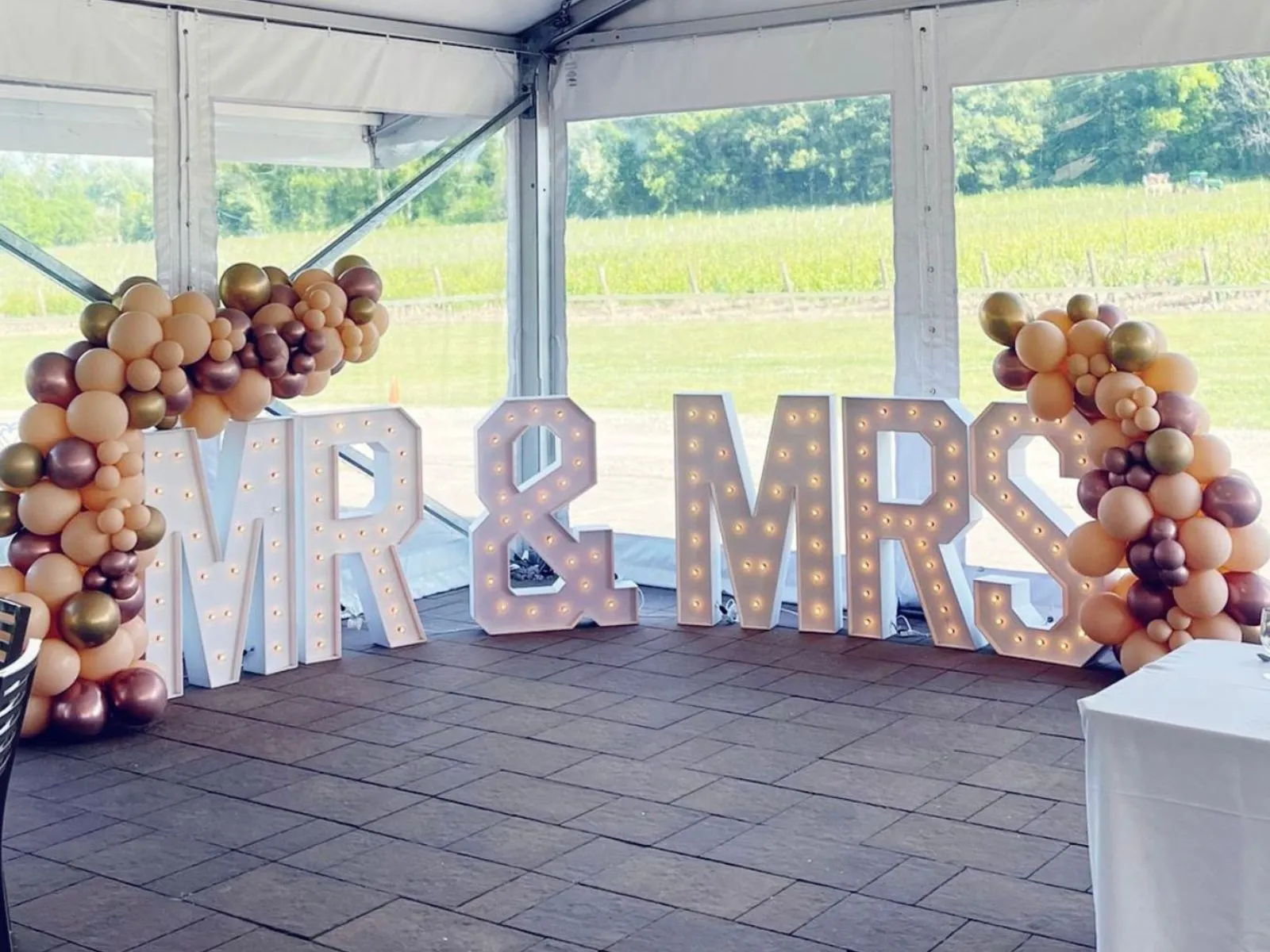 Grand Falls Windsor Marquee Letters Rental