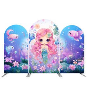 Cute Mermaid Sea Theme - Kids Party Backdrops