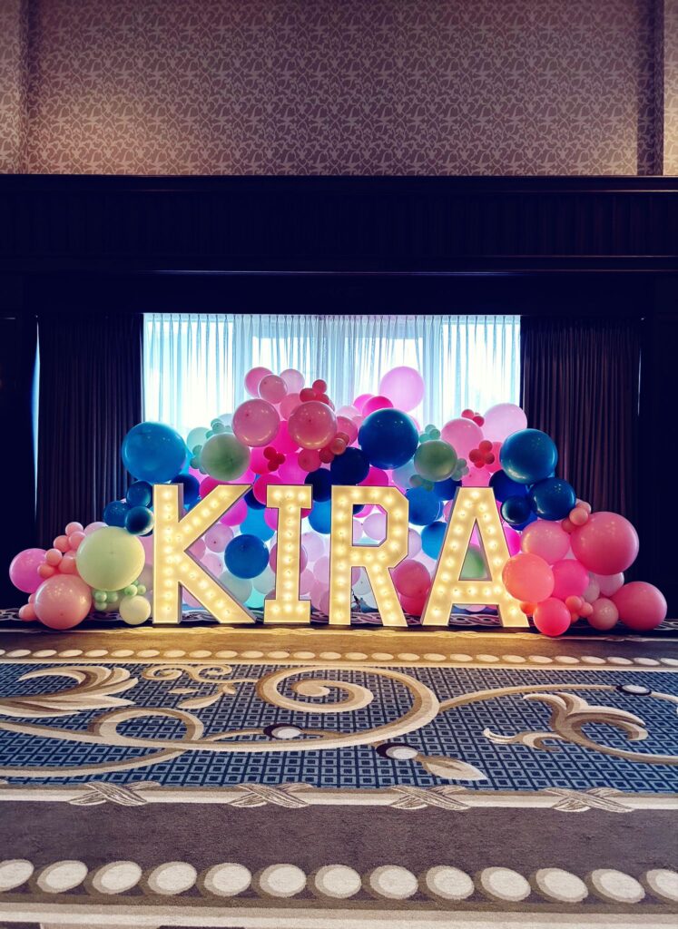 marquee letters in cornwall for birthdays